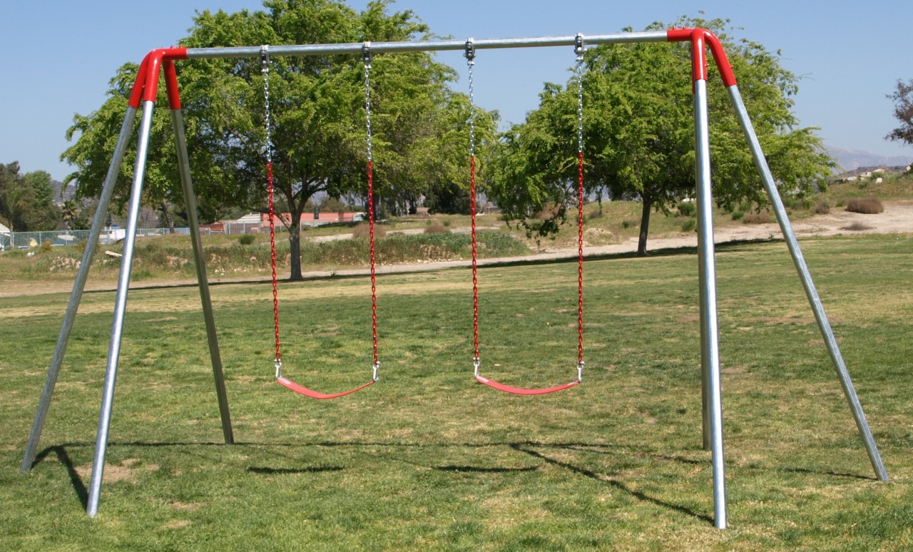 wooden climbing frame