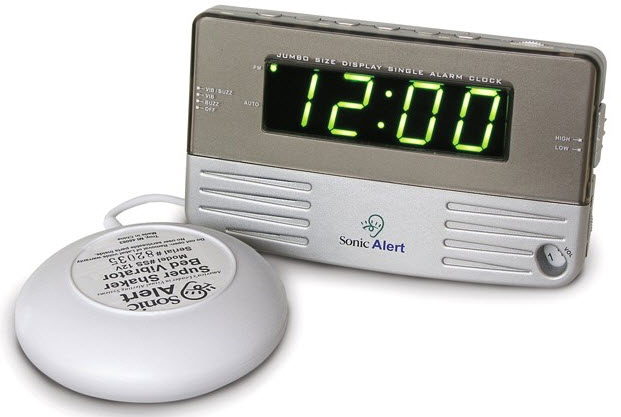 Extra Loud Alarm Clock and; Sonic Bomb Jr Sonic Alert Bed Shaker 