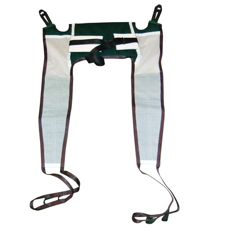 Hygiene Mesh Toileting Sling with Safety Belt and 1000 lbs. Weight