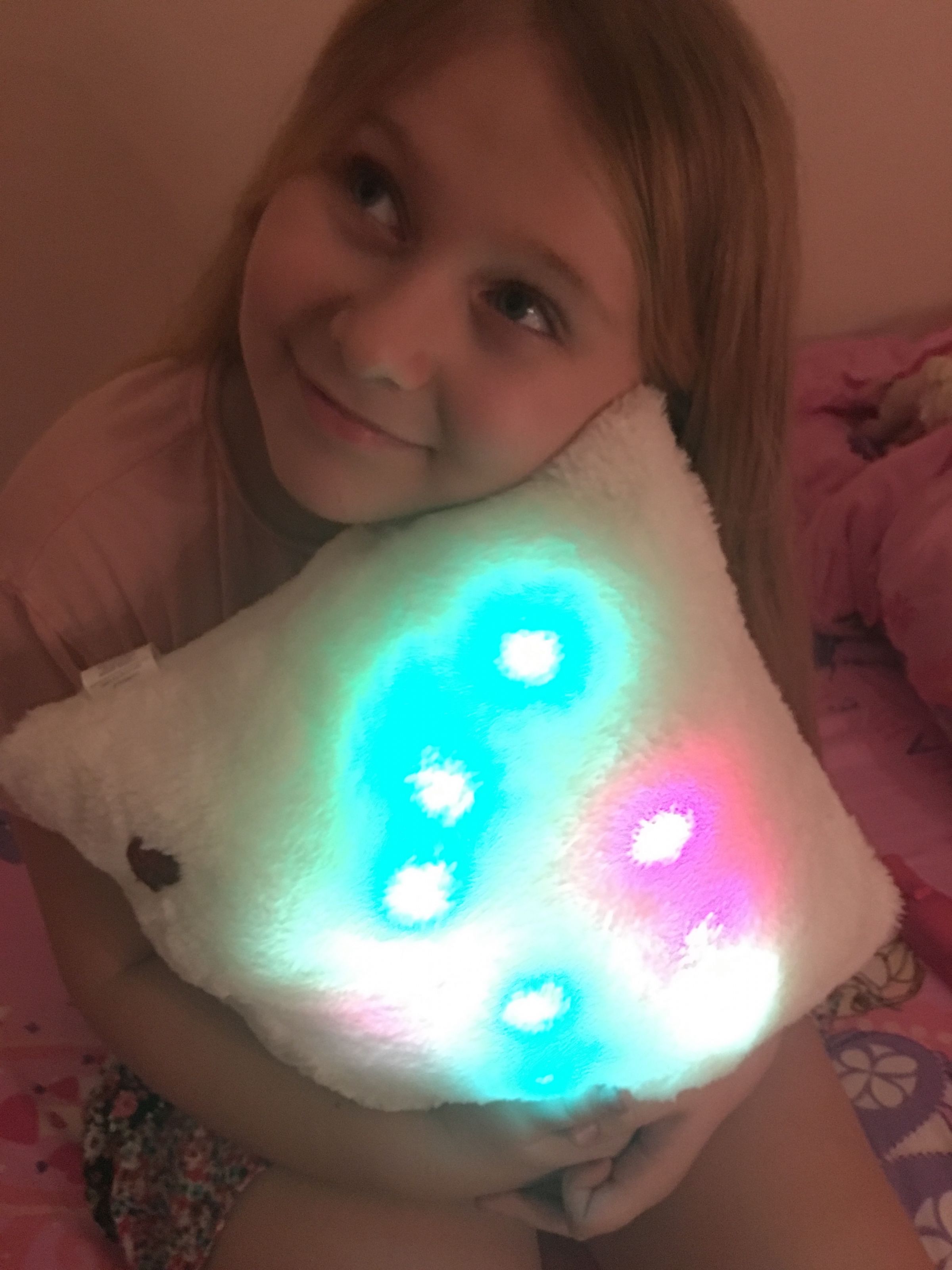 Luminous Pillow for Visual and Tactile Stimulation