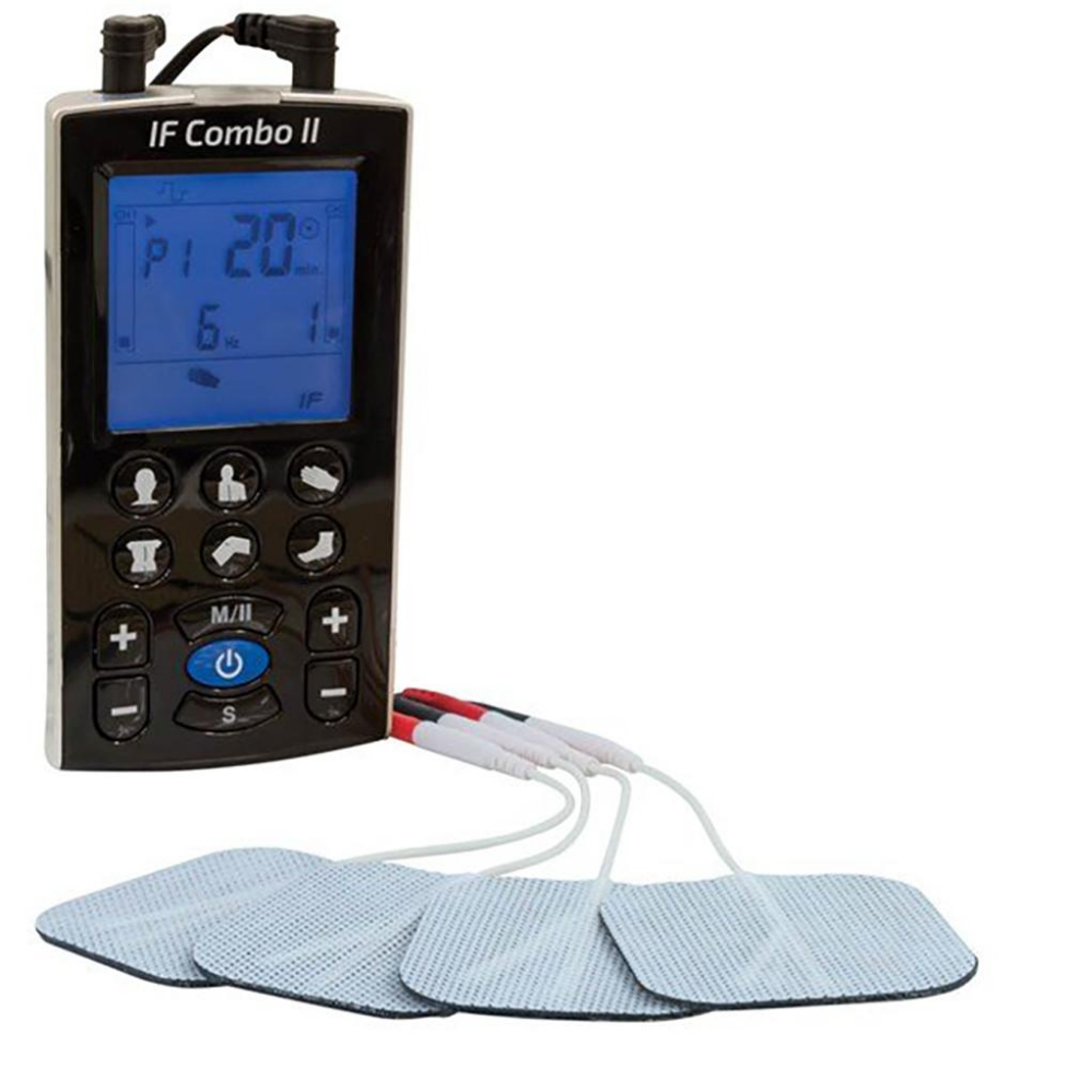 Roscoe TENS Unit and EMS Muscle Stimulator - 4-Channel OTC TENS Machine for Back Pain Relief, Lower Back Pain Relief, Neck Pain, Includes Case