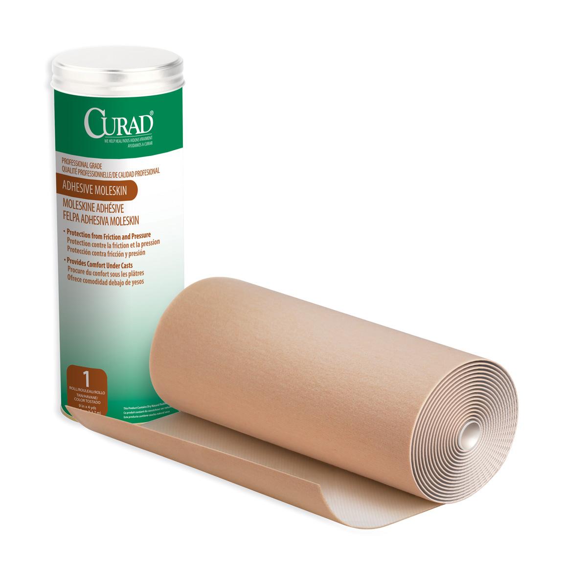 Curad Adhesive Moleskin Roll by Medline FREE Shipping