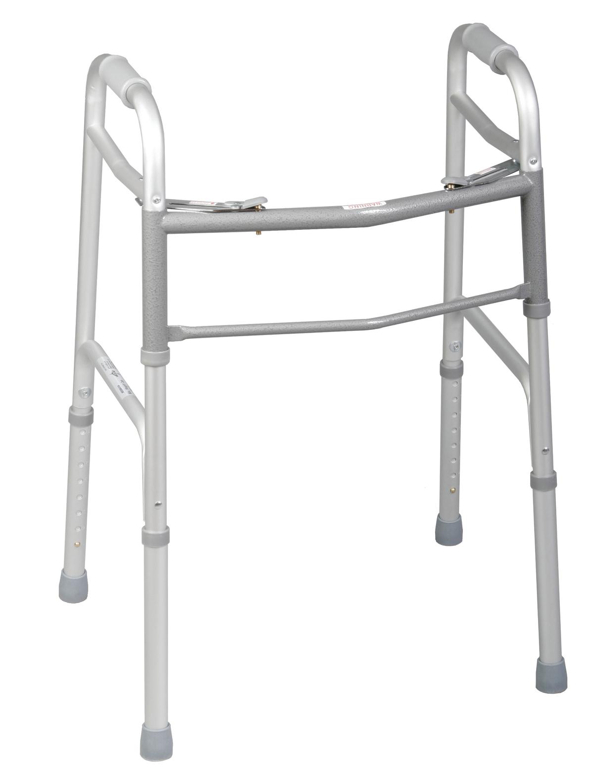 Youth TwoButton Folding Walkers without Wheels by Medline CASE OF 4