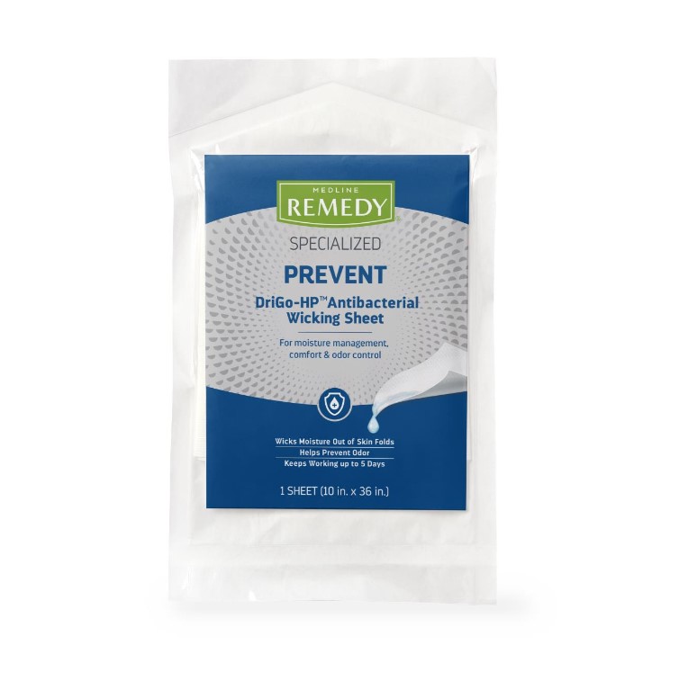 Antibacterial Wicking Sheets for Moisture Management and Skin Protection, Case of 50 Units from