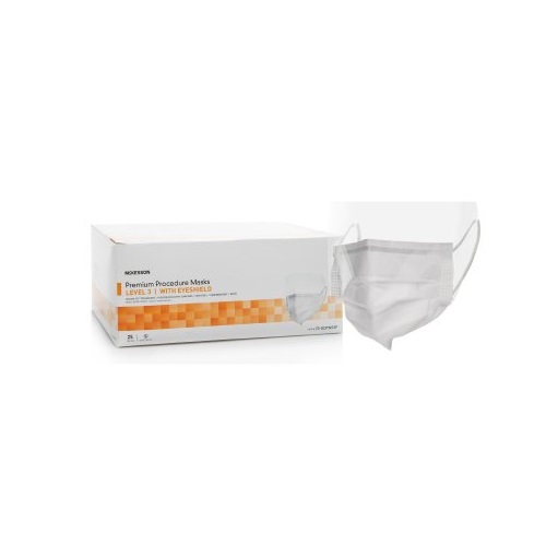 McKesson ASTM Level 3 Procedure Mask with Eye Shield