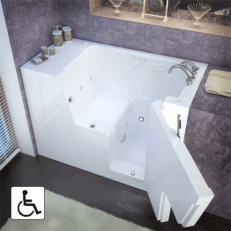 Ibis Wheelchair Access Walk-In Bathtub - FREE Shipping