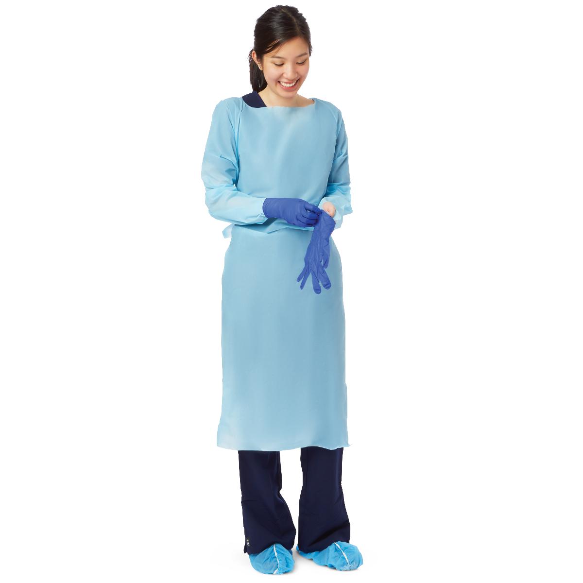 Thumbs Up Polyethylene Isolation Gown by Medline