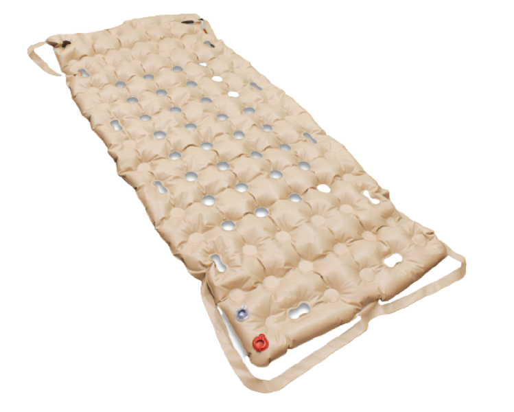 waffle type air mattress overlay