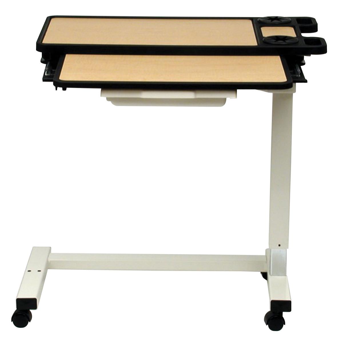 SplitTop Overbed Table with Wheels by AmFab, Inc.