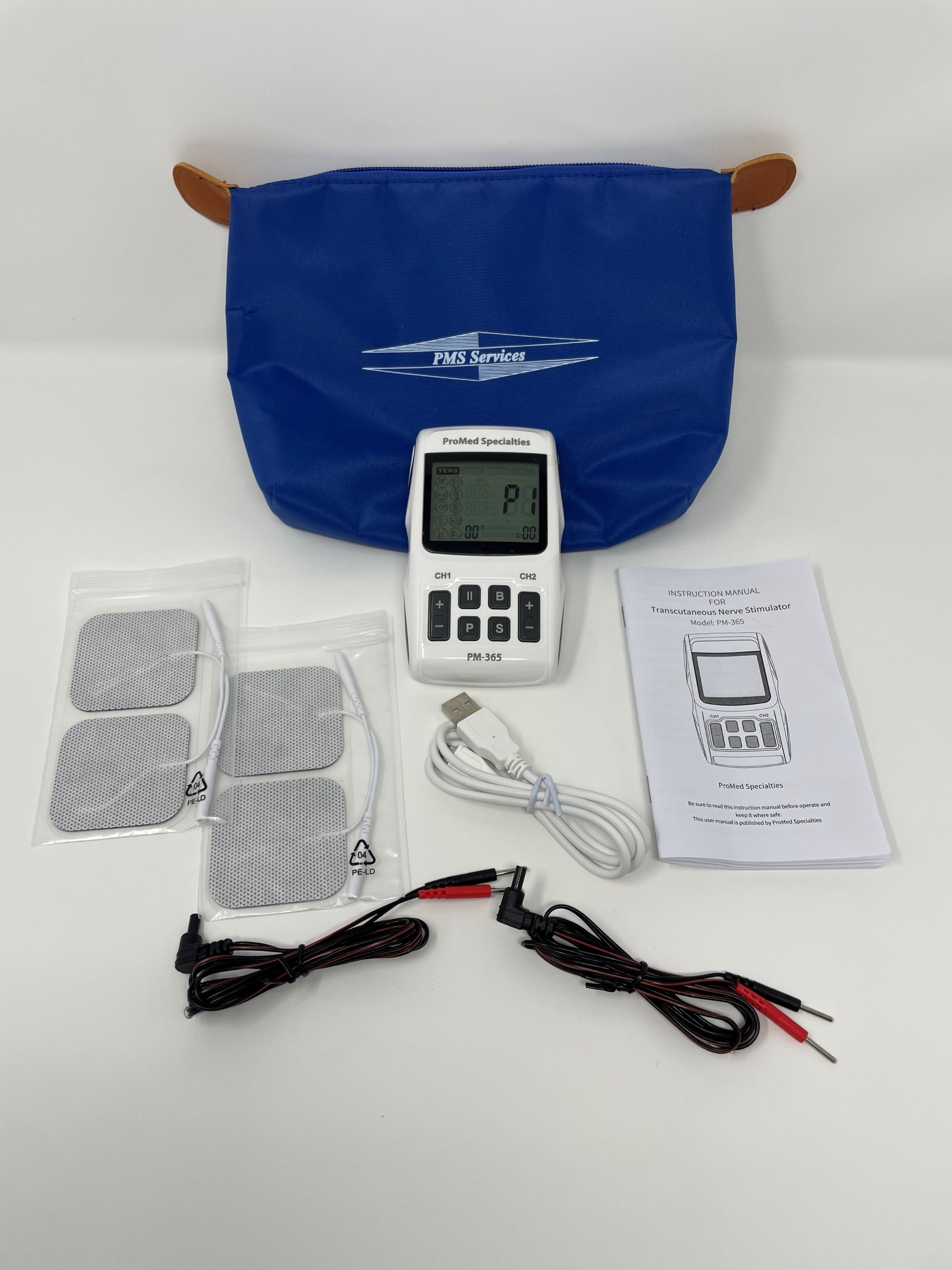 Tens Unit Plus 24 Rechargeable Electronic Pulse Massager Machine Multi Mode  Device with All Accessories [New Model]