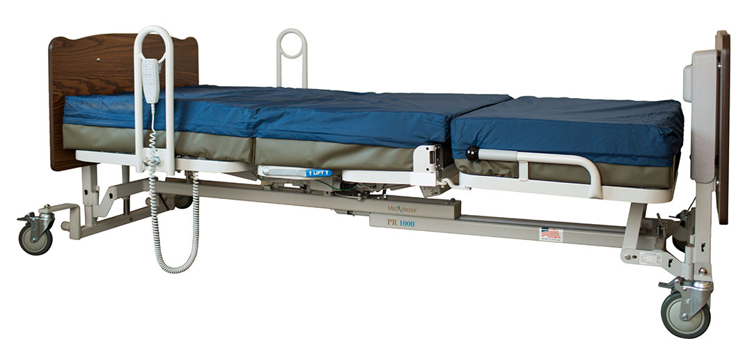 MedMizer PR1000 Low Stand Assist Bed with Pivoting Sleep Surface