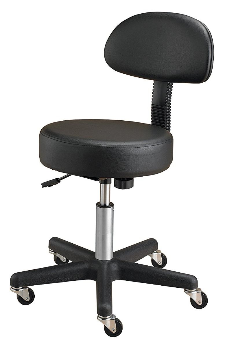 Adjustable Stool With Backrest