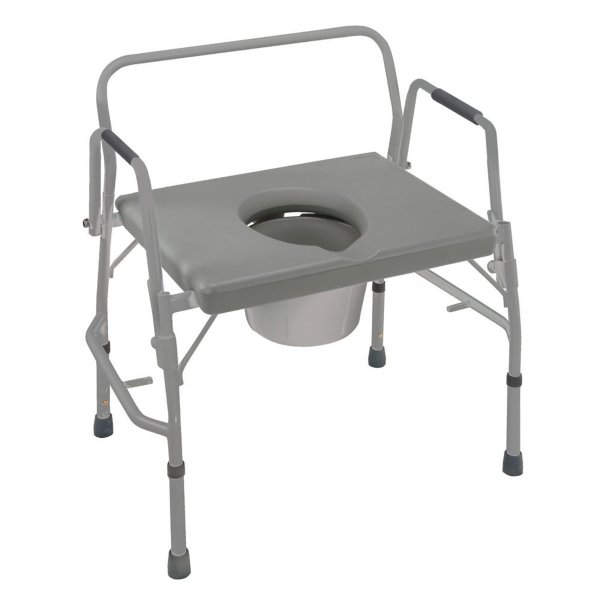 Bariatric Bedside Commode Chair 500 lbs by HealthSmart