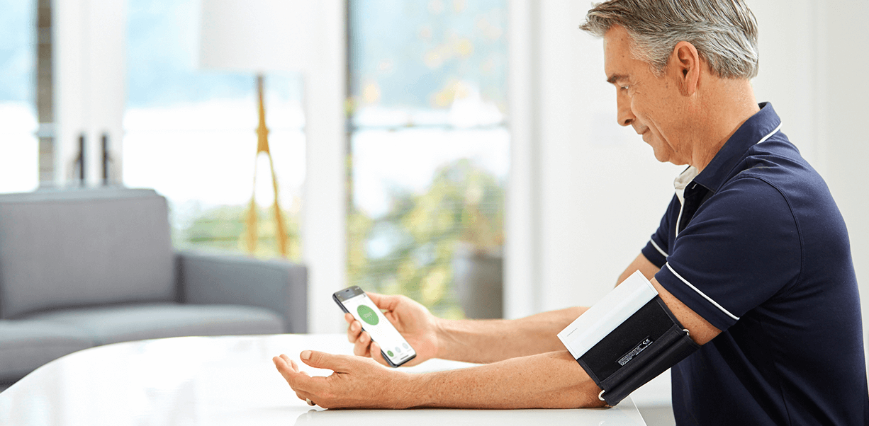 Bluetooth Enabled Digital Blood Pressure Cuff & Monitor for Home Use - Home  Rehabilitation Network