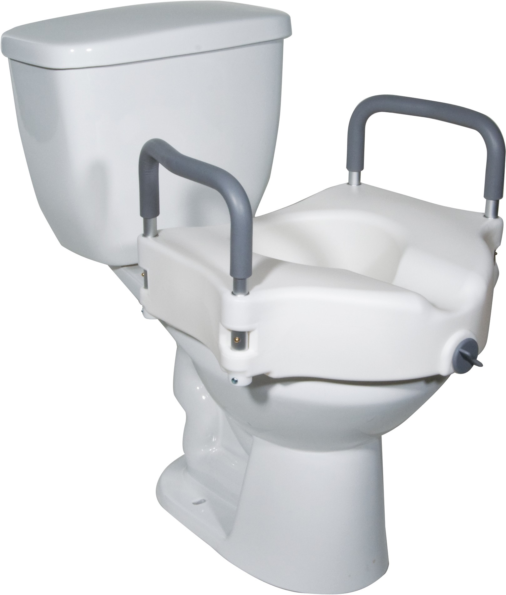 Drive Medical Locking Elevated Toilet Seat with Arms