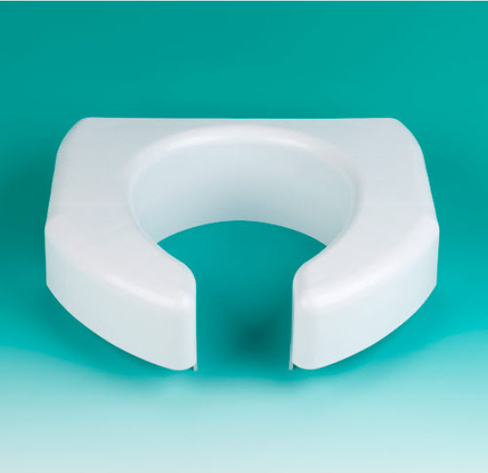 Basic OpenFront Elevated Toilet Seat by Maddak