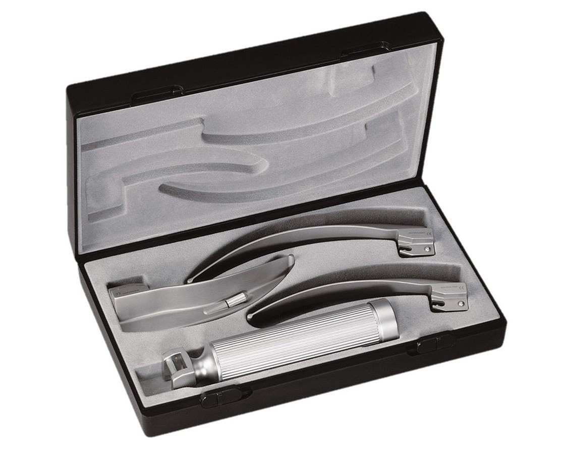 RiStandard Direct Illuminated Laryngoscope Set with Macintosh Blades
