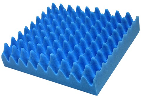 Lumex Wheelchair Pad 18 x 16 x 2 Convoluted Foam Cushion