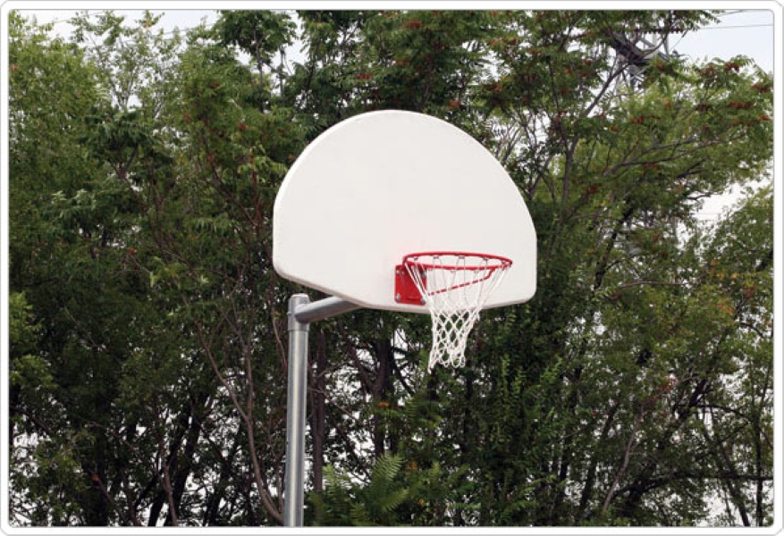 Adjustable Aluminum FanShaped Basketball Backboard