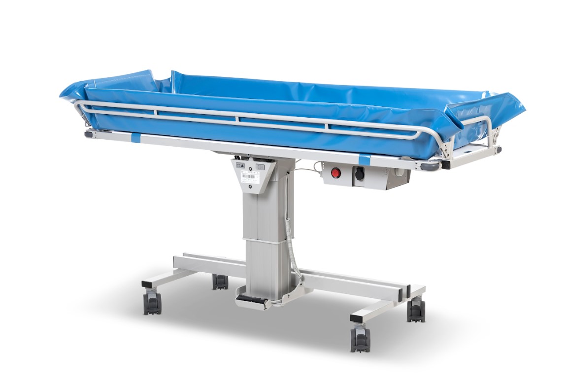 Shower Bed with Adjustable Height and Tilt TR2000 by TR Equipment