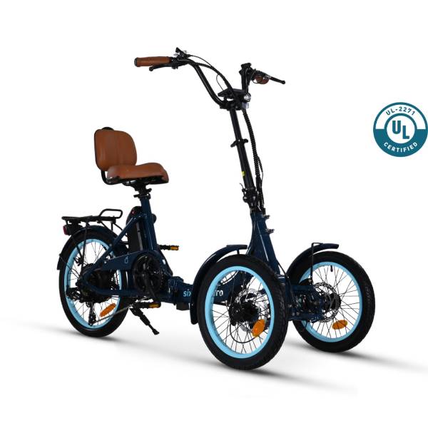 Front Dual-Wheel Electric Tricycle for Stable and