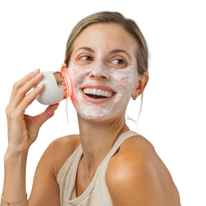 Mini Sonic Facial Cleanser with Red and Blue Light Therapy