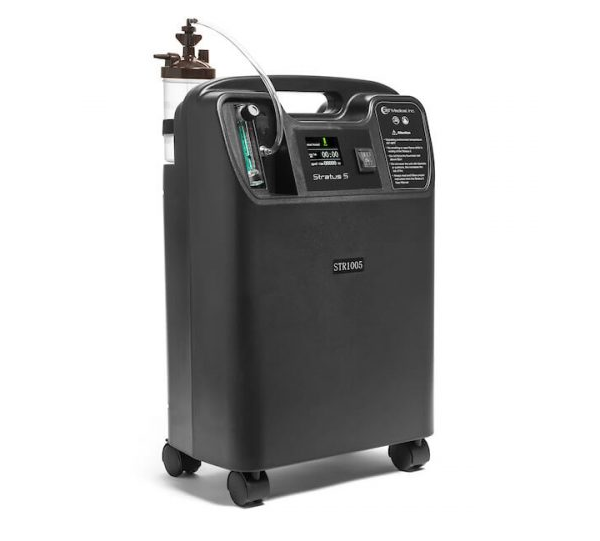 Stratus 5 Home Oxygen Concentrator on Wheels by 3B Medical