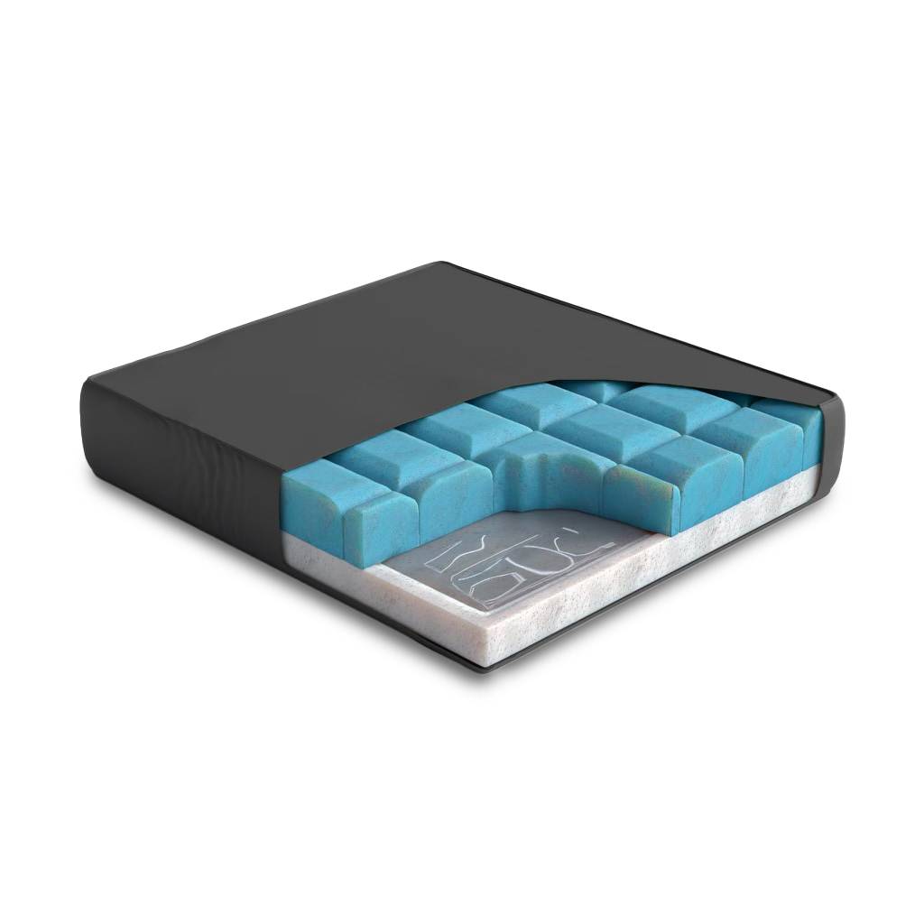 Gel Wheelchair Cushion for Pressure Relief and Ulcer Prevention