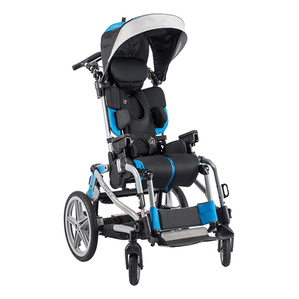 Trak Pediatric Transit Folding TiltinSpace Wheelchair by Leggero
