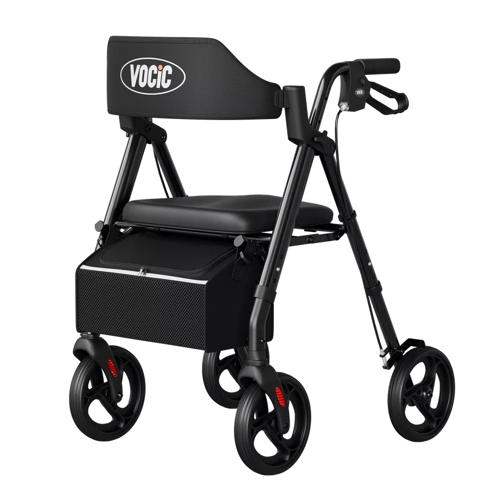 ballistics LOWER CHAIRタイガーカモ&ブラックカモ2脚セット VEVOR 2 in 1 Rollator Walker & Transport Chair for Seniors