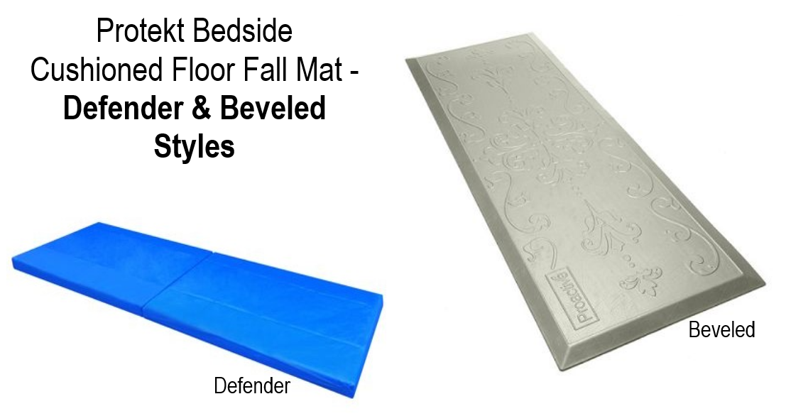 Protekt Bedside Cushioned Floor Fall Mats