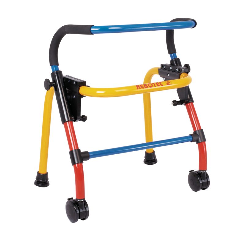 Walking Frame,Deluxe Folding Walker Height Adjustable 82-98 cm Two Buttons Release Static Load 100kg Detachable 2 Wheels Walking Frame,Deluxe Folding Walker Height Adjustable 82-98 cm Two Buttons Release Static Load 100kg Detachable 2 Wheels