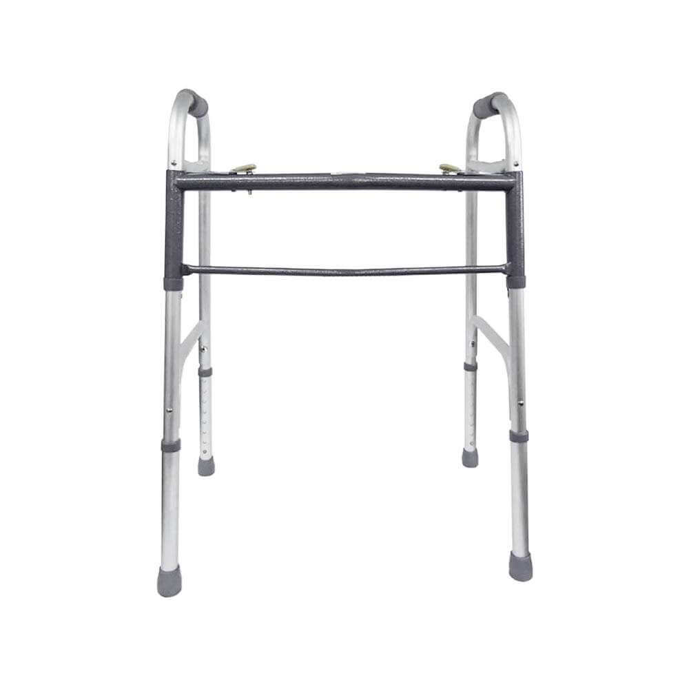 Bariatric Extra Wide Folding Walker with Optional Wheels by Rhythm