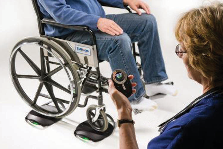 Wireless Wheelchair Weigh Scale System with Handheld Controller