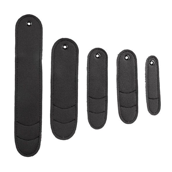 Leather Strap with Eyelet Three Widths