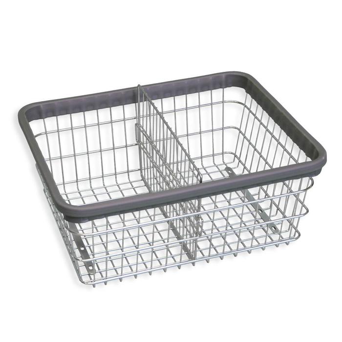 Adjustable and Removable Divider for Laundry Cart Basket