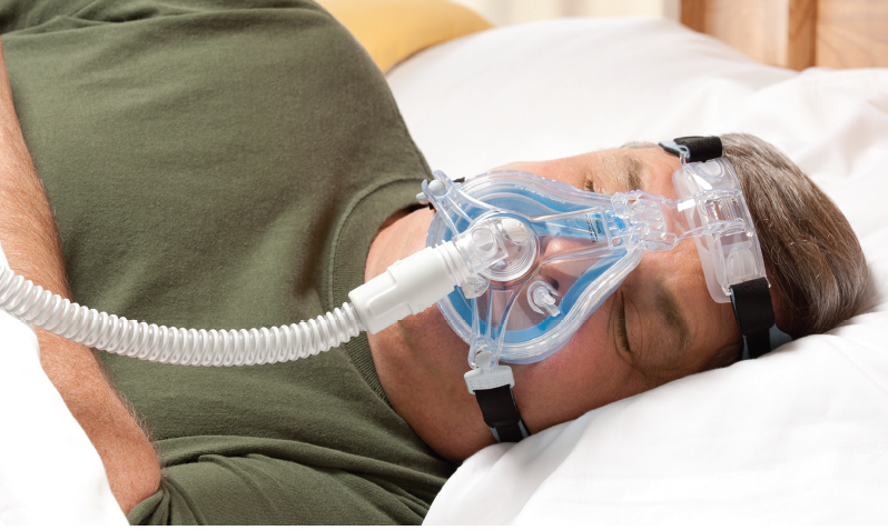 Download Comfortgel Blue Nasal And Full Face Cpap Masks With Headgear PSD Mockup Templates