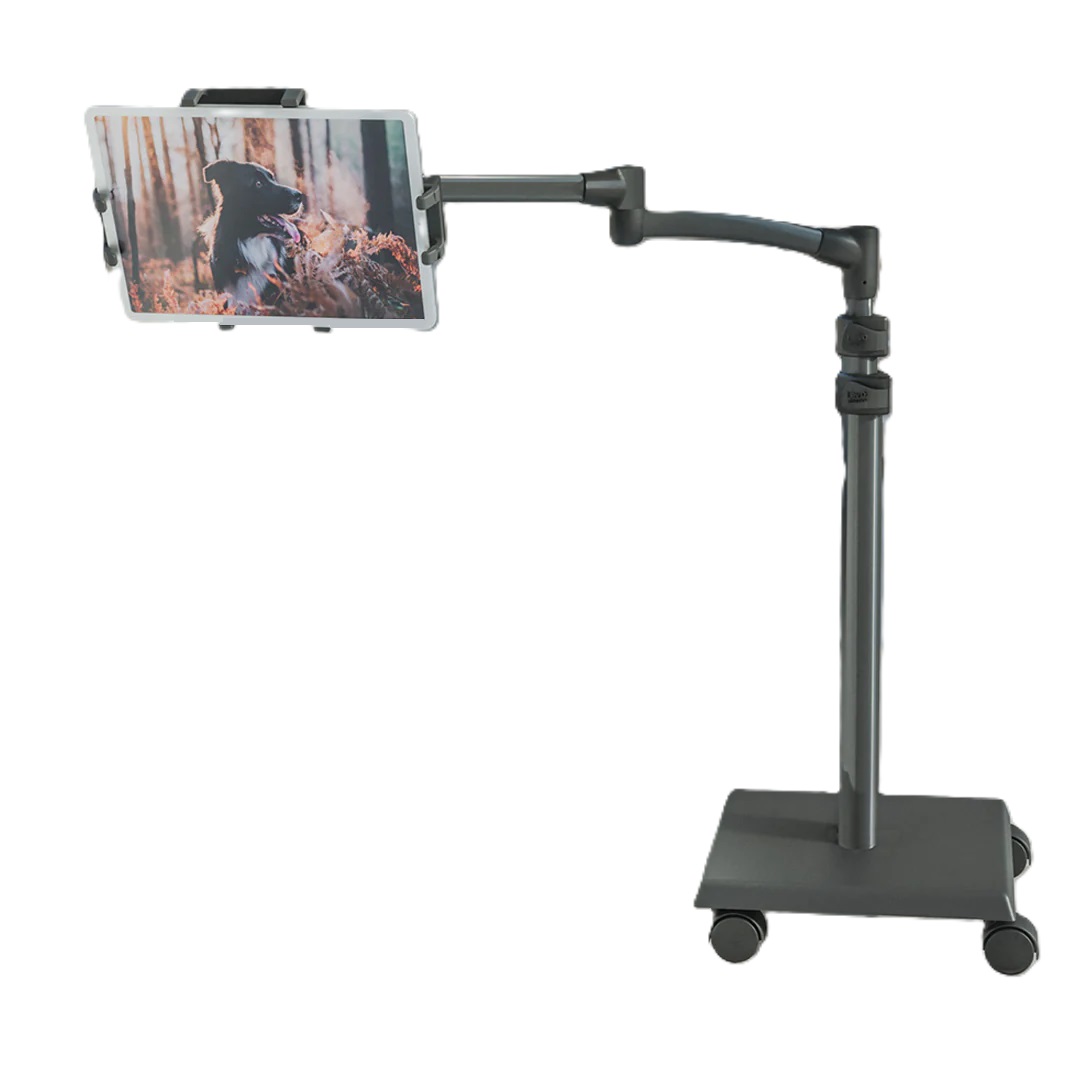 iPad Tablet Floor Stand with Wheels Levo G2 Deluxe