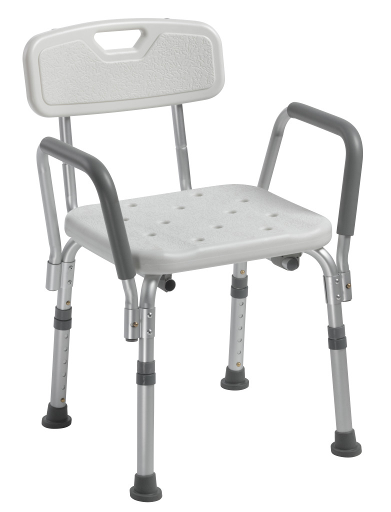 Shower Chair With Back And Padded Arms By Drive Medical