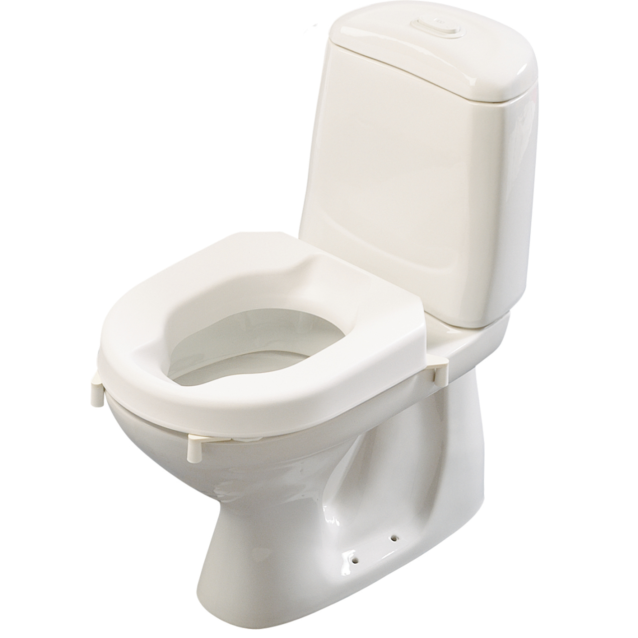 Siège de toilette surélevé sans couvercle Hi-Loo 10cm (4 po