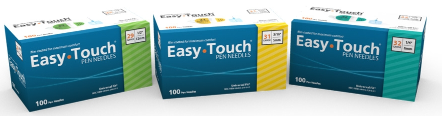 EasyTouch Pen Needles - 32G 4mm 100/bx