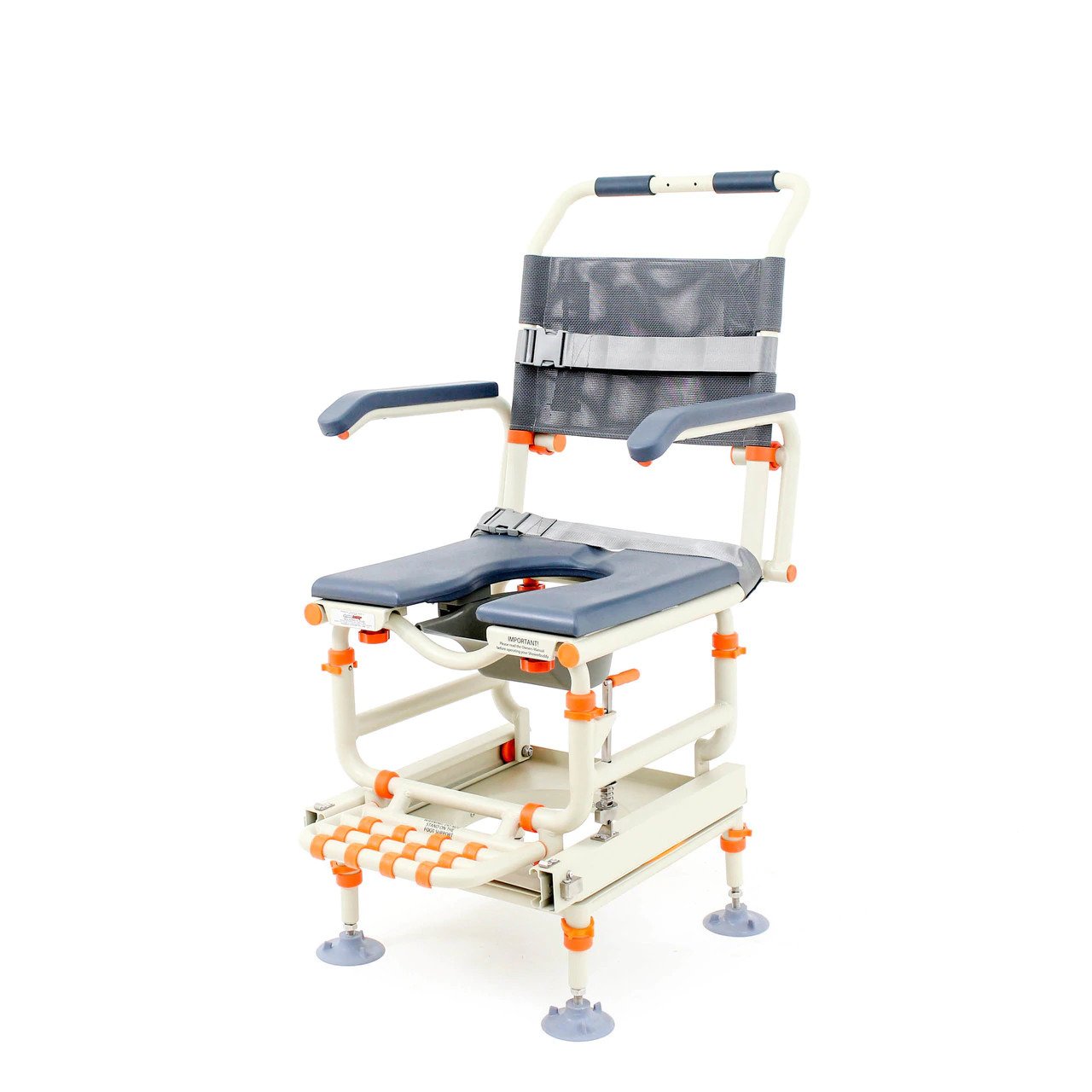 Shower Buddy Sliding Transfer Bench - Shower Commode Chair