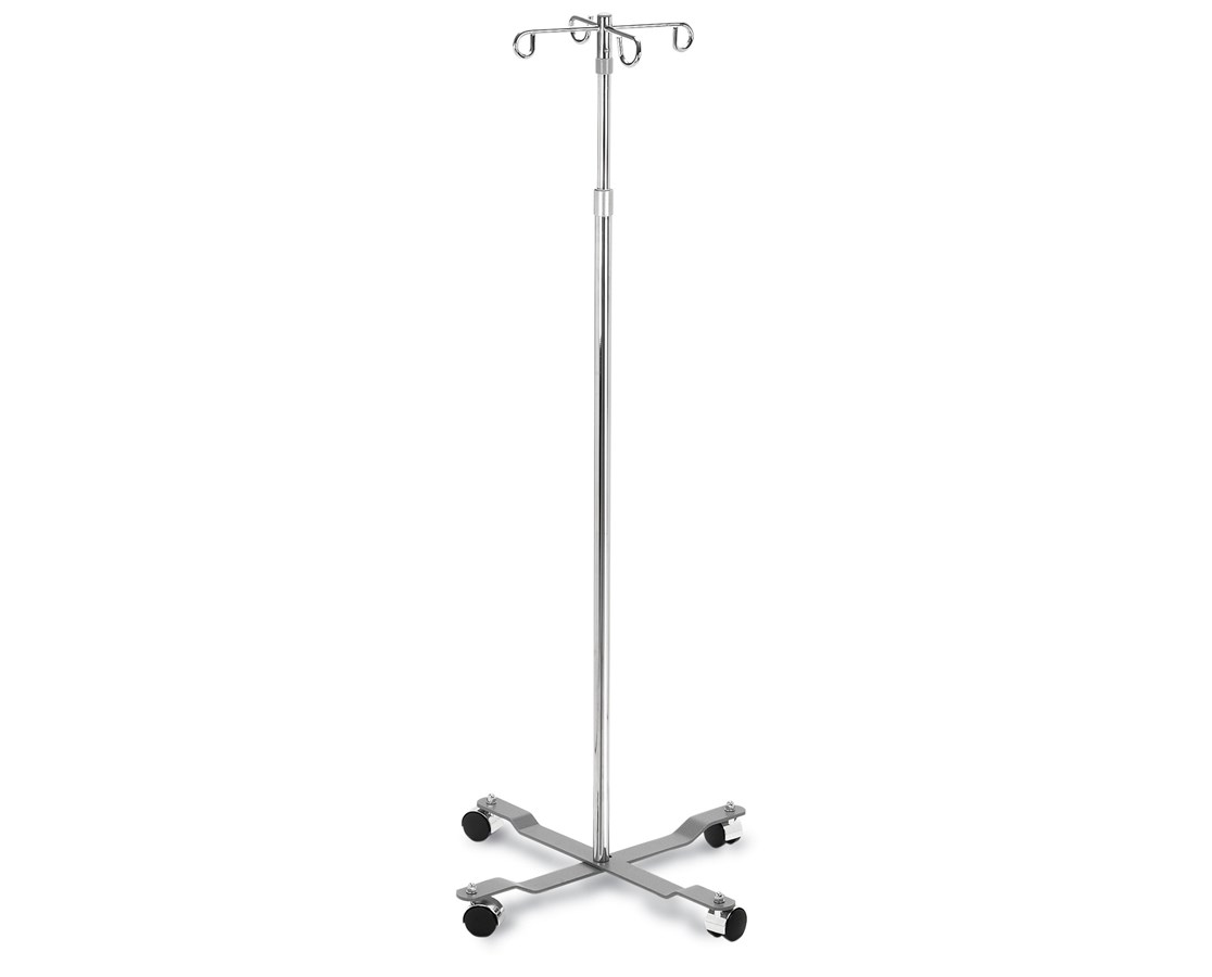 Hausmann Portable 4Hook Intravenous IV Pole