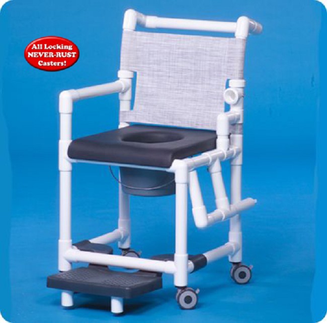 Deluxe Shower Chair Commode DISCOUNT SALE FREE Shipping