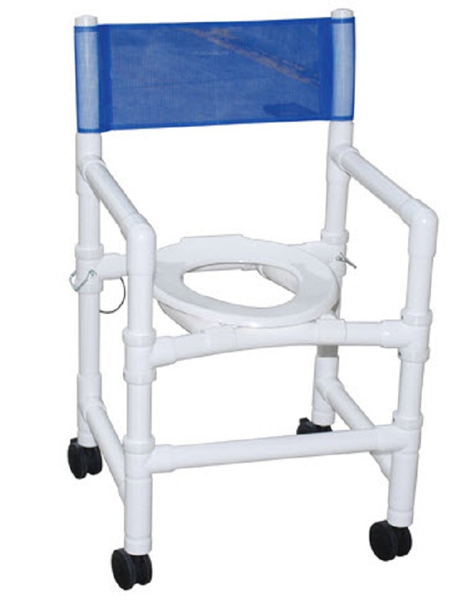Folding Pvc Shower Chair With Commode, Folding Shower Chair With Arms