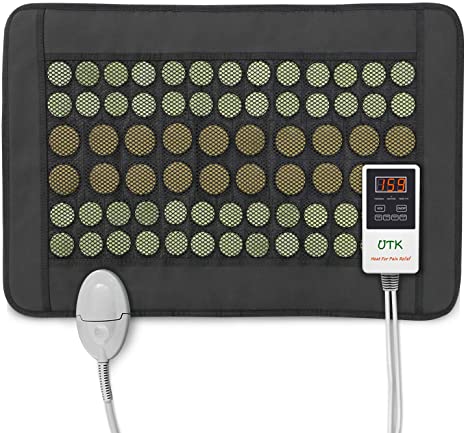 Healthyline Tourmaline Amethyst Jade Infrared Heated Chair Pad with Photon  Lights and PEMF 40 x 18 | Infrared Heat Pads