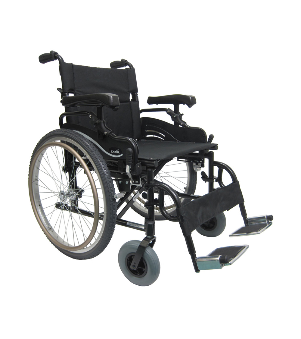 Lightweight Bariatric Folding Wheelchair by Karman Healthcare