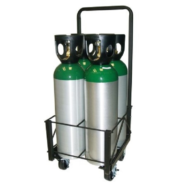 Warehouse and Industrial Oxygen Cylinder Carts by Responsive Respiratory