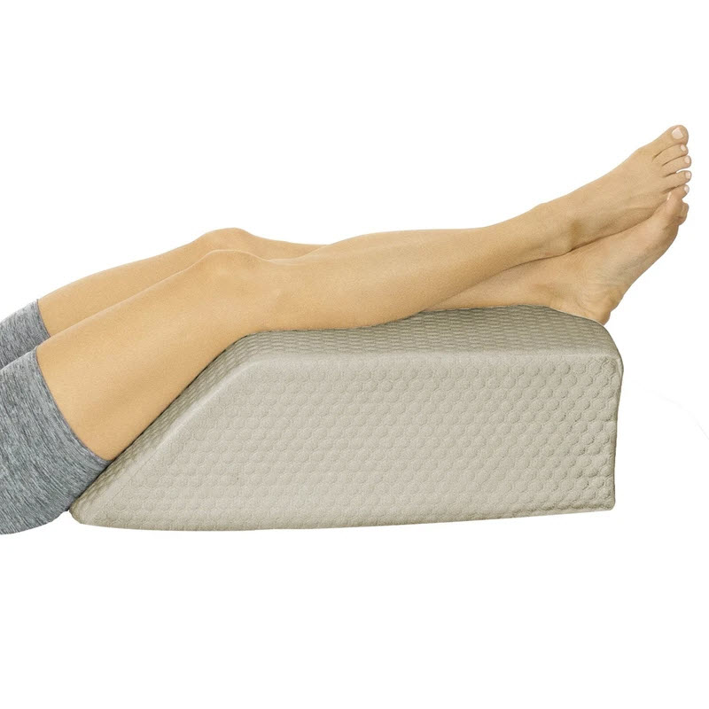 Leg Elevation Wedge Pillow Knee Leg Rest Pillow for Sleeping Post Surgery  Knee Support Foam Bed Wedges Legs Bolster Foot Elevation After Surgery