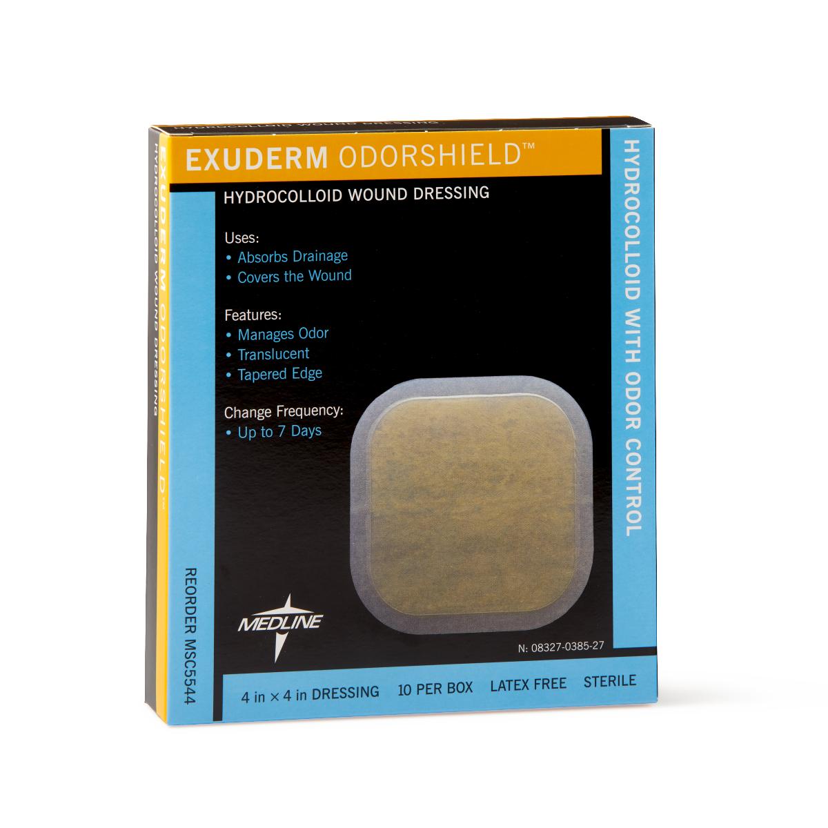 Exuderm Odorshield Hydrocolloid Dressings by Medline